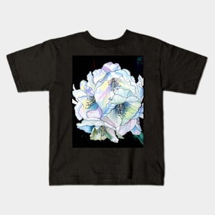 White rhododendron Flower Kids T-Shirt